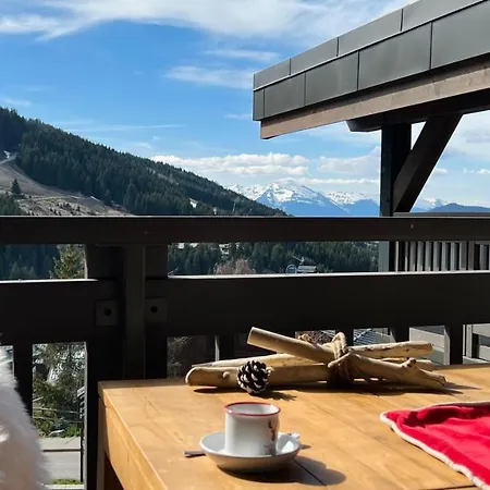 Apartamento Penthouse L'ourse Bleue - Sauna Privatif - Acces Direct Aux Pistes Courchevel