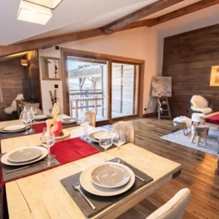 Appartement Penthouse L'ourse Bleue - Sauna Privatif - Accès Direct Aux Pistes