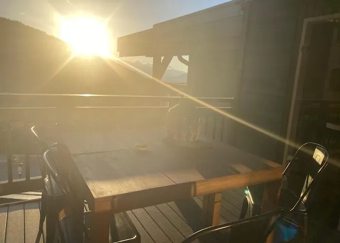 Penthouse L'ourse Bleue - Sauna Privatif - Acces Direct Aux Pistes Apartament