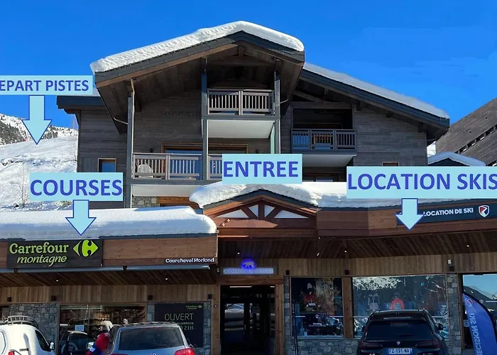 Apartament Penthouse L'ourse Bleue - Sauna Privatif - Acces Direct Aux Pistes