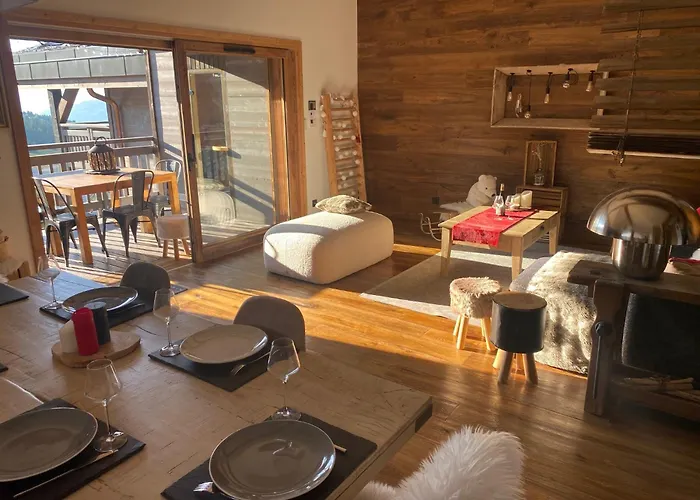 Daire Penthouse L'ourse Bleue - Sauna Privatif - Acces Direct Aux Pistes