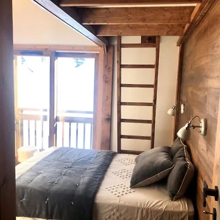 Penthouse L'ourse Bleue - Sauna Privatif - Acces Direct Aux Pistes Lägenhet *