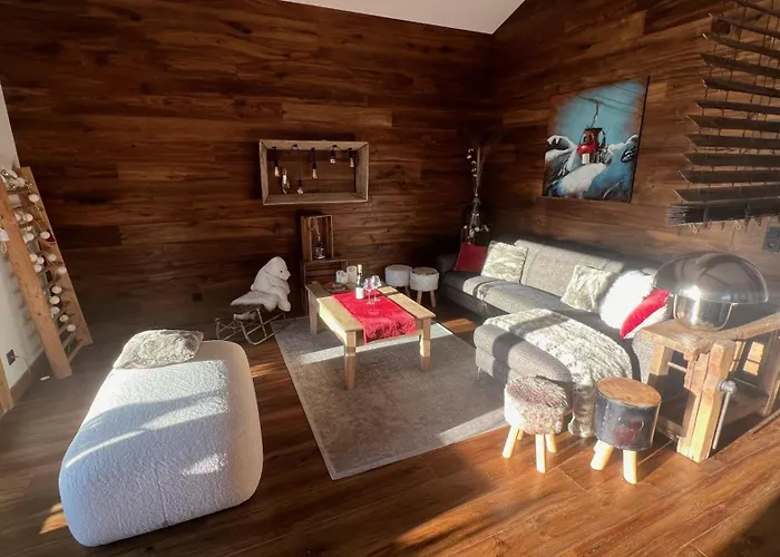 Penthouse L'ourse Bleue - Sauna Privatif - Acces Direct Aux Pistes *